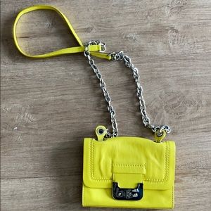 DVF Yellow Crossbody Bag Authentic